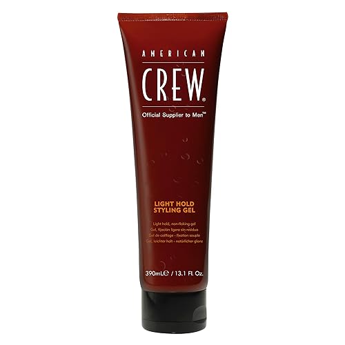 American Crew Men's Hair Gel, Light Hold Styling Product Gift for Him, 13.1 fl oz