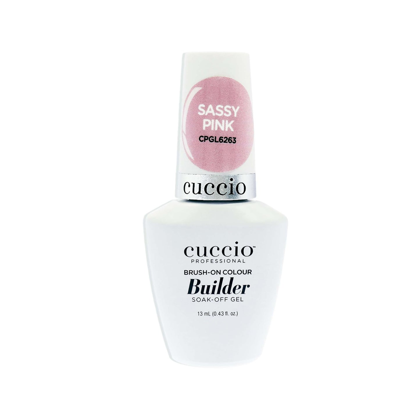 Cuccio Brush-On Colour Builder Soak Off Gel - Sassy Pink by Cuccio Pro for Women - 0.43 oz Nail Polish Beauty & Personal Care Cuccio