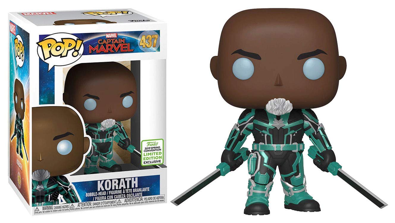 POP! Funko Captain Marvel Korath #437 ECCC Shared Sticker
