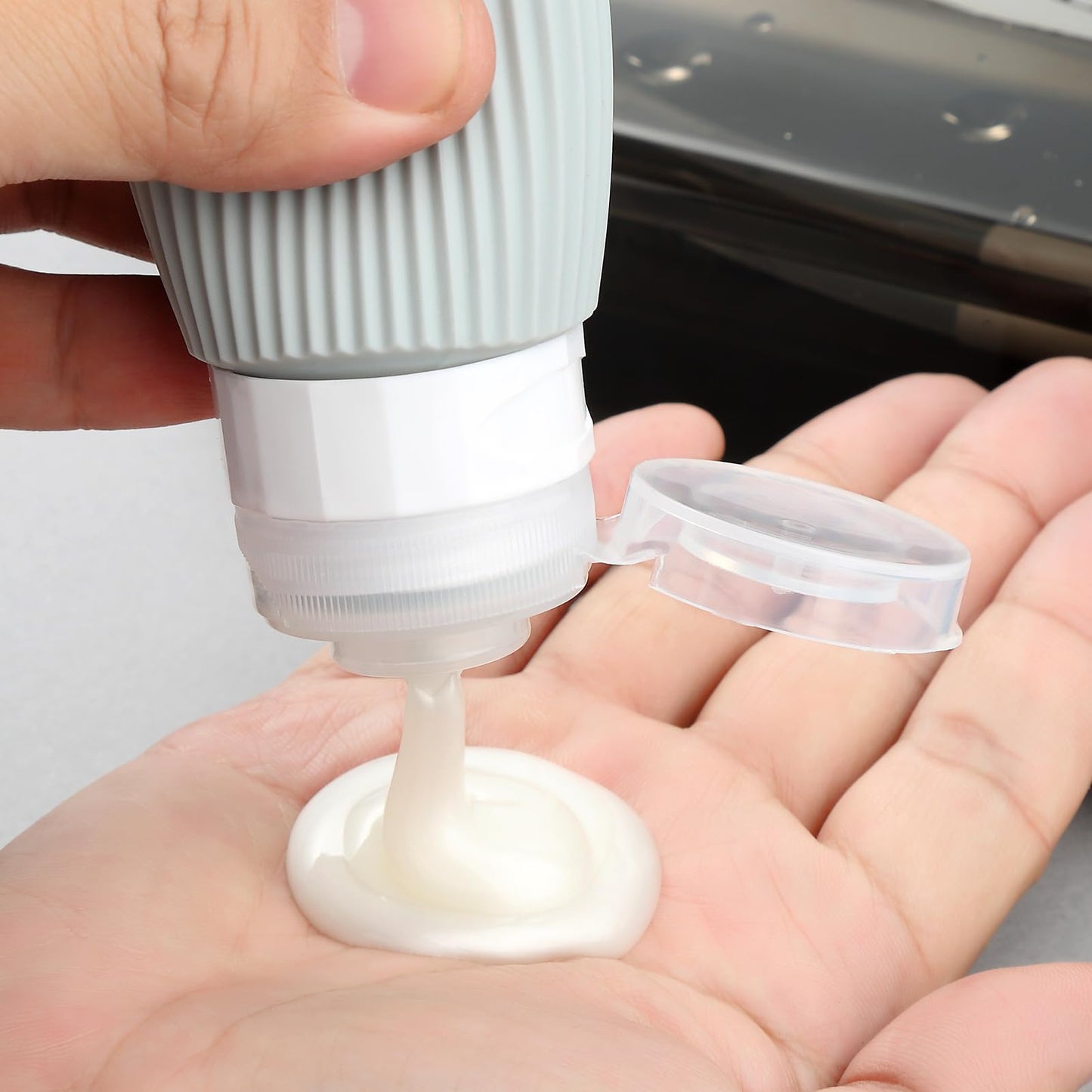 Mrsdry 16 Pack Travel Bottles for Toiletries, Large 6oz Silicone Travel Containers, Leak Proof Refillable Liquid Shampoo And Conditioner Travel Beauty and Personal Care Mrsdry