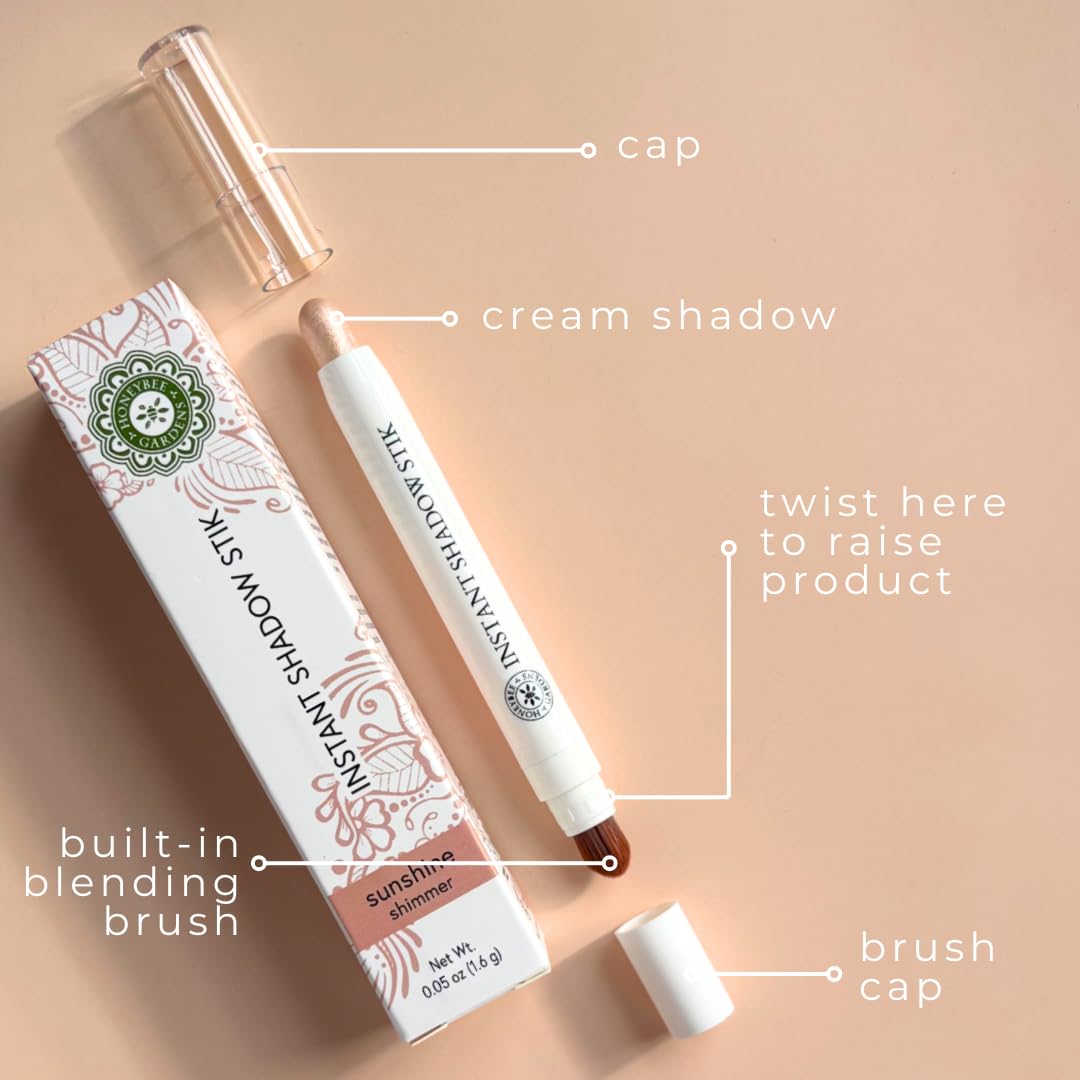 Honeybee Gardens Instant Shadow Stik, Rose Gold (Shimmer)