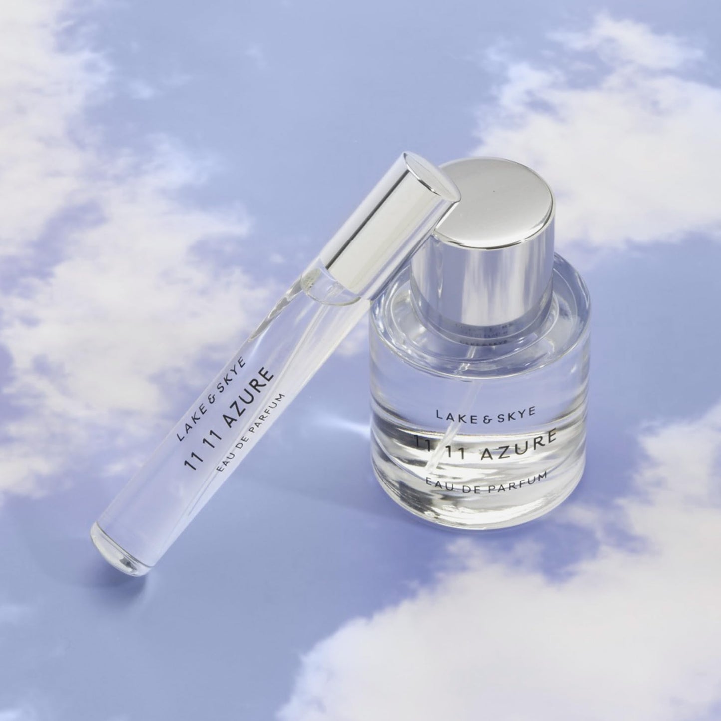 Lake & Skye 11 11 Azure Eau de Parfum, 1.7 fl oz (50 ml) - Aquatic, Floral, Skin Musk, Clean, Vegan, Paraben-Free, Cruelty-Free