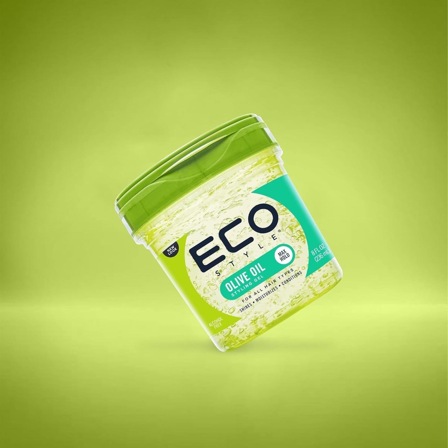 Eco Style Gel Olive Oil Styling - Adds Shine and Tames Split Ends - Delivers Moisture to Scalp - Nourishes And Repairs - Provides Weightless