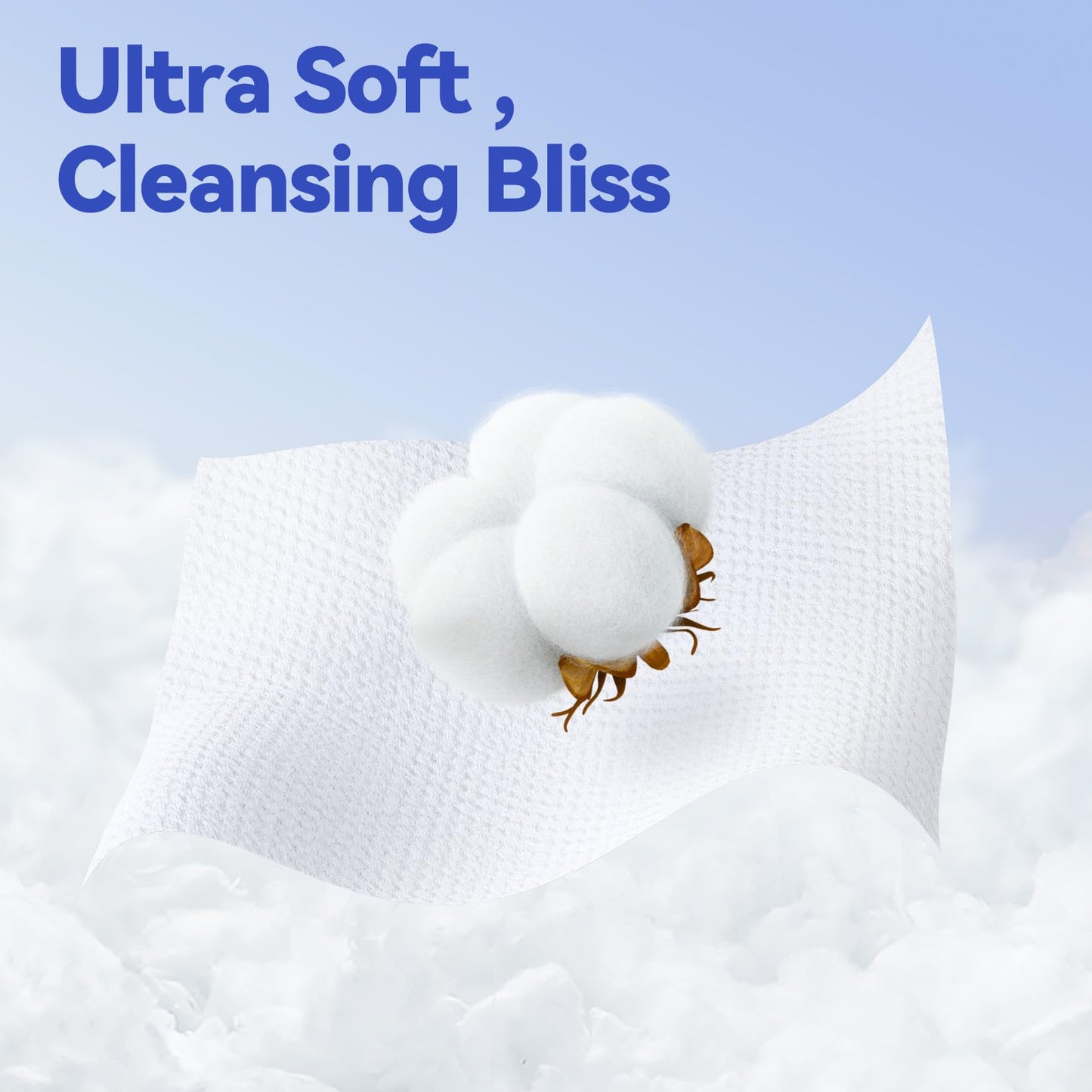 Winner Face Towels, 100% USDA Biobased Facial Towelettes XL, Disposable Face Towel for Sensitive Skin, Ultra Soft Makeup Remover Dry Wipes, Odor-Free Beauty and Personal Care Winner