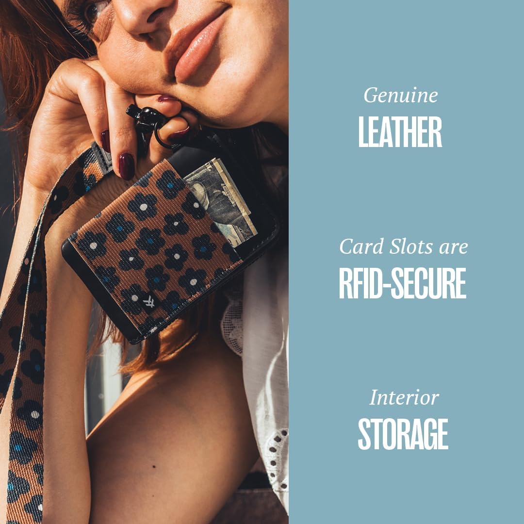 Thread Wallets RFID Blocking Leather Zip Wallet with Card Holder for Men and Women (Rose Dust)