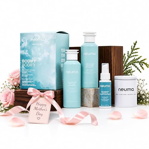Neuma Neu Volumizing Mothers Day Gift Set | Relaxation Gifts for Women | Hair Care Set with Volume Shampoo, Conditioner, Neu Moisture Instant-Fix