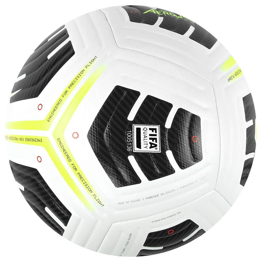 Nike CU8041-100 Academy Pro Recreational Soccer Ball Unisex White/Black/Volt Size 4