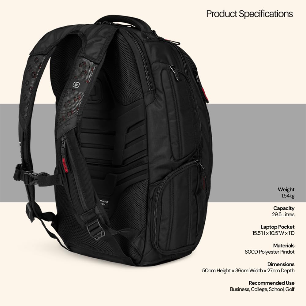 OGIO Renegade Backpack (Renegade, Black)