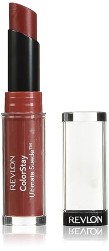 REVLON Lipstick, ColorStay Ultimate Suede Lipstick, High Impact Lip color with Moisturizing Creamy Formula, Infused with Vitamin E, 080 Fashionista