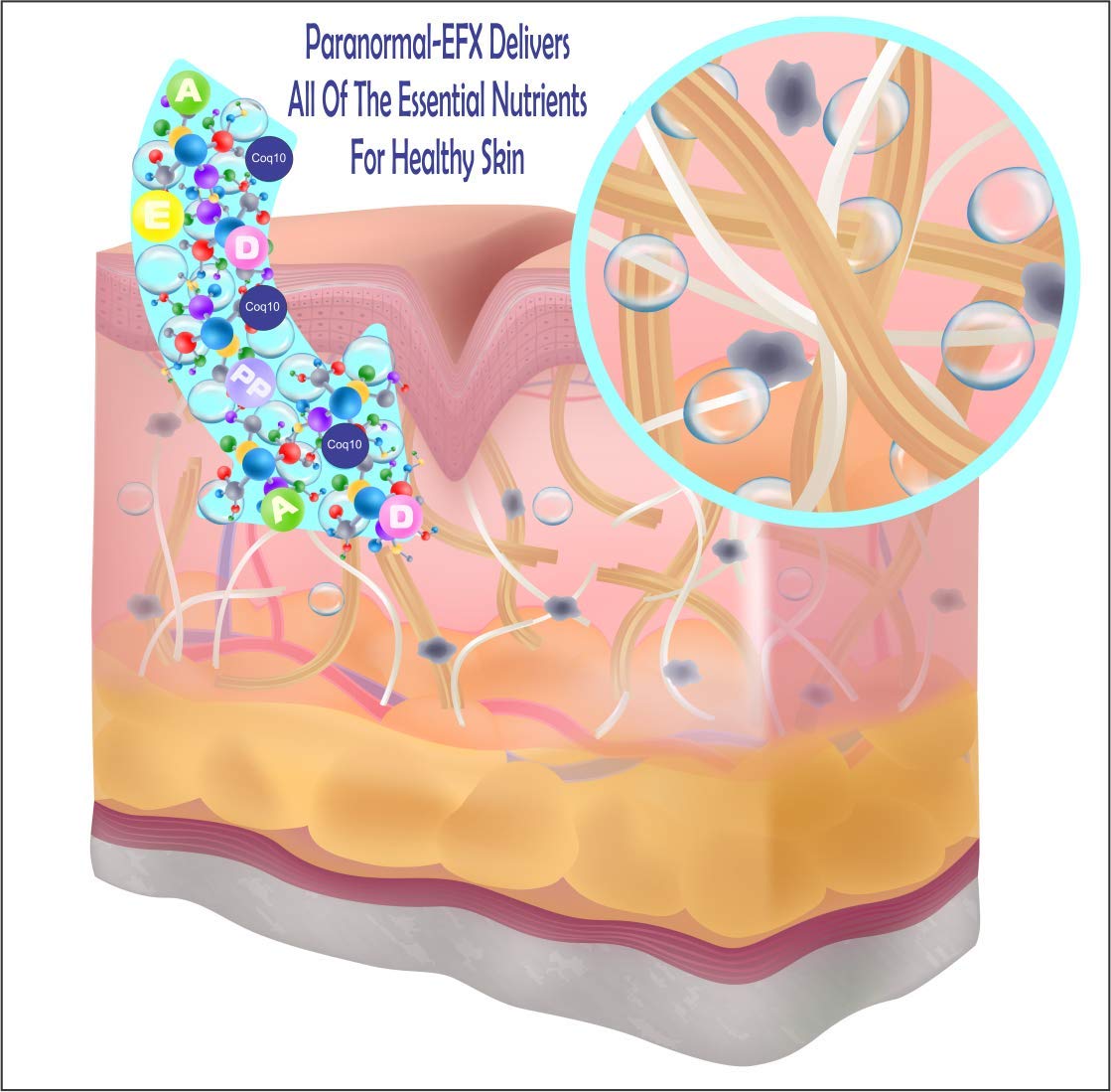 AminoGenesis ParanormalEFX Advanced Anti-Aging Rejuvenating Super Serum 2 oz (Sun Damage, Collagen, Elastin Boosting w/Vitamins A, E, D, Tremella