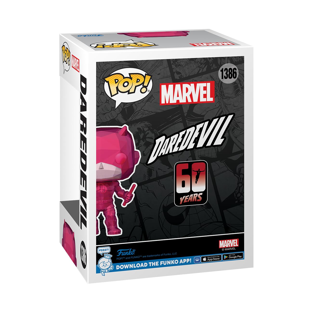 Funko Pop Marvel: Daredevil 60th Anniversary - Daredevil - (Facet) - Marvel Comics - Collectable Vinyl Figure - Gift Idea - Official Merchandise…