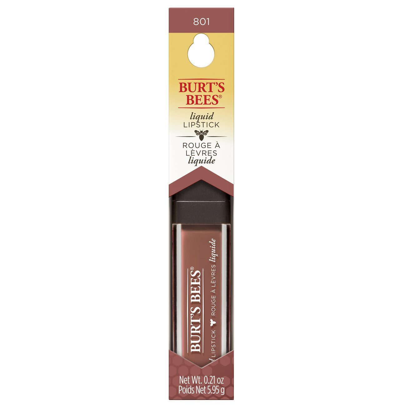 Burt's Bees 100% Natural Moisturizing Liquid Lipstick, Sandy Seas - 1 Tube