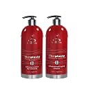 Kerarganic Fiberplasty Micellar Rejuvenating Shampoo + Fiberplasty Rejuvenating Conditioner Set (500ml/16.9oz): Advanced hair anti-aging complex.