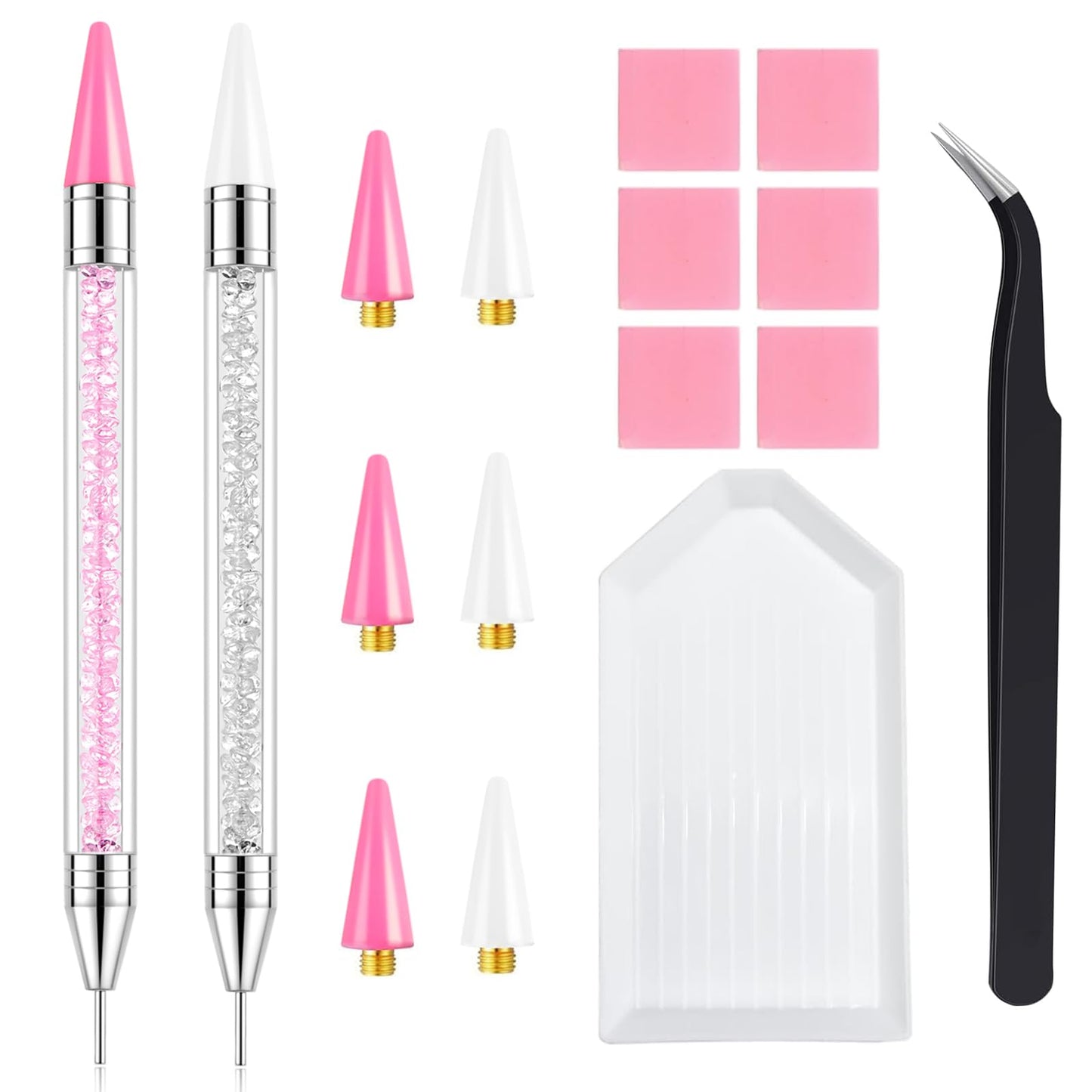 VANALIA Rhinestone Picker Tool, 2 Bedazzling Pen, 6 Extra Wax Tips&Tweezer Beauty and Personal Care VANALIA