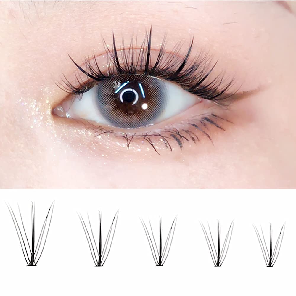 IECILI Individual Lashes Natural Lash Clusters 240pcs 8-14mm Mixed Pack /12 Roots/C Curl /0.07mm Thickness/Faux Mink Diy Lash Extensions (C Curl