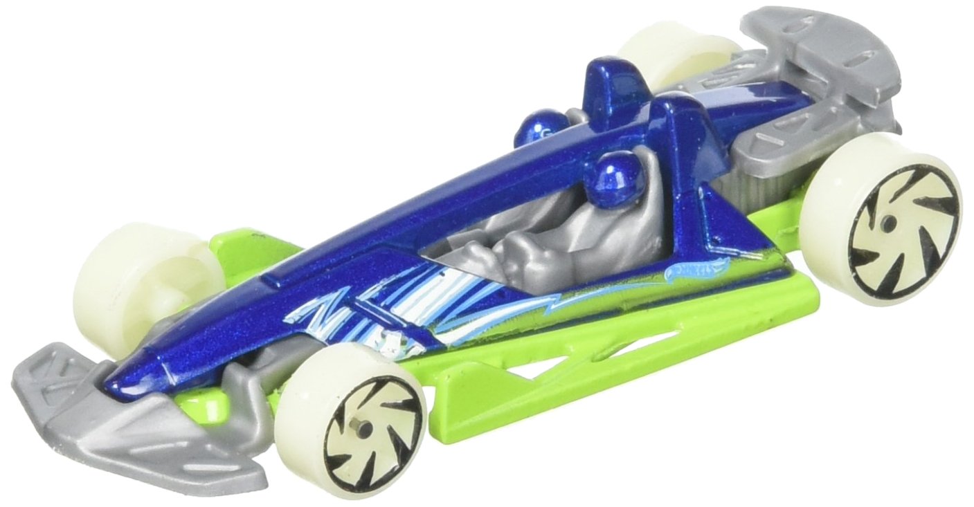 HOT WHEELS GLOW WHEELS 1/10,BLUE/GREEN BASE TRACK HAMMER 232/265