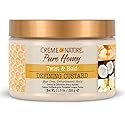 Creme of Nature Defining Custard, Pure Honey, Coconut Oil and Shea Butter Formula, Twist & Hold, 11.5 Oz