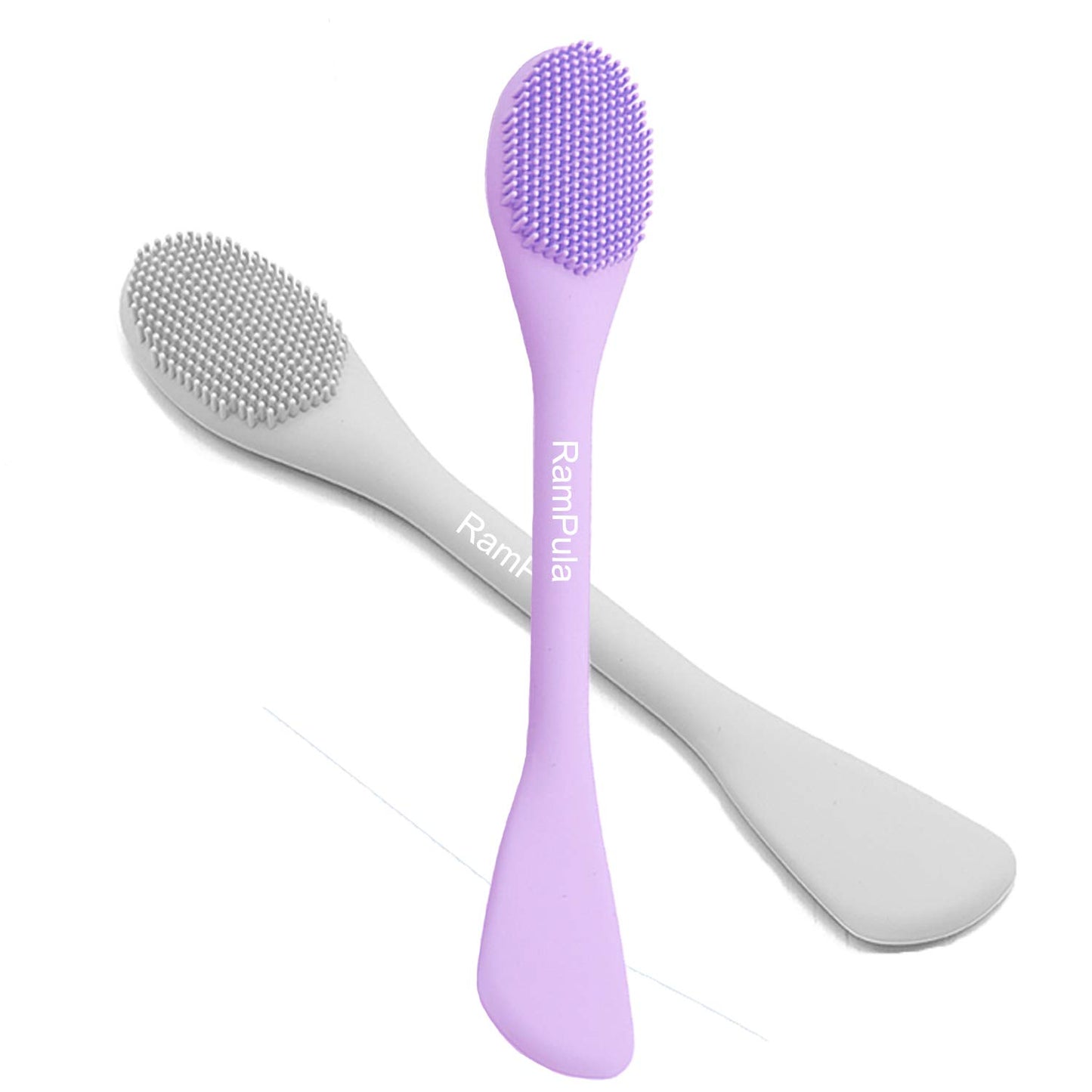 RamPula Silicone Facial Mask Applicator Face Masks Skincare Brush Facial Scrubber Double-Head Lotion Spatula Scoop Beauty and Personal Care RamPula Default Title