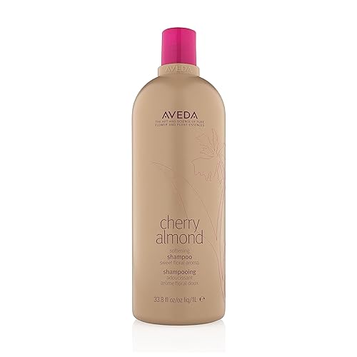 Aveda Cherry Almond Softening Shampoo | Gentle Daily Shampoo | for Normal to Dry Hair | 97% Naturally Derived* | Silicone Free | Iconic Cherry Almond
