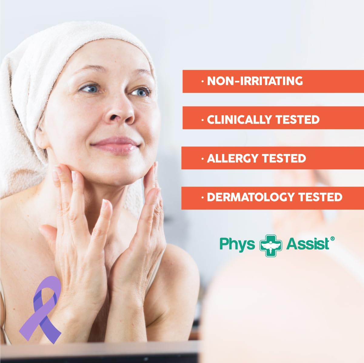 PhysAssist Oncology Cream Scent-Free Moisturizing Cream for Face & Body - Deep Hydration for Dry, Sensitive & Stressed Skin - Fragrance-Free Skin