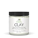 Clearly CLAY, Deep Pore Cleansing, Skin Softening Facial Mask | 100% Pure French Green Clay Powder for Acne, Blackheads, Dry Skin, Oily Skin | Non