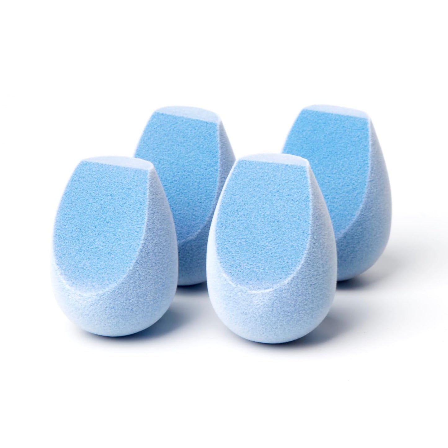 JUNO & Co. Microfiber Velvet Sponge, Latex-Free, Dual Layer Technology, Flawless Makeup Blender for Foundations, Powders and Creams (4 Fusion Sponge