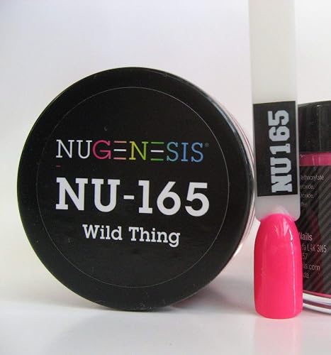 NuGenesis Nail Dipping Powder Color 1.5oz/43gram Jar - (NU165 Wild Thing) Beauty & Personal Care Nugenesis