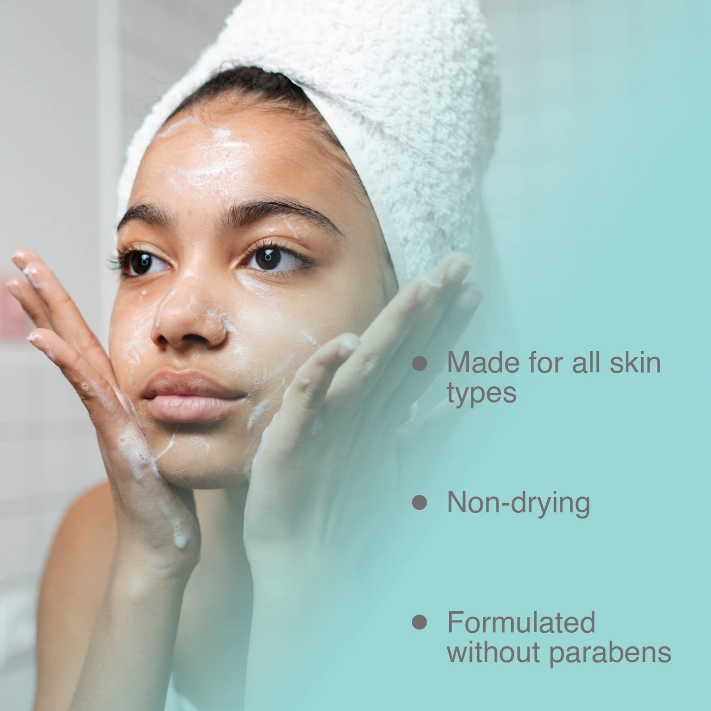 Pharmagel Hydra Cleanse Water Rinseable Facial Cleanser for All Skin Types | Natural Face Wash | Hydrating, Age Defying, and Revitalizing Face