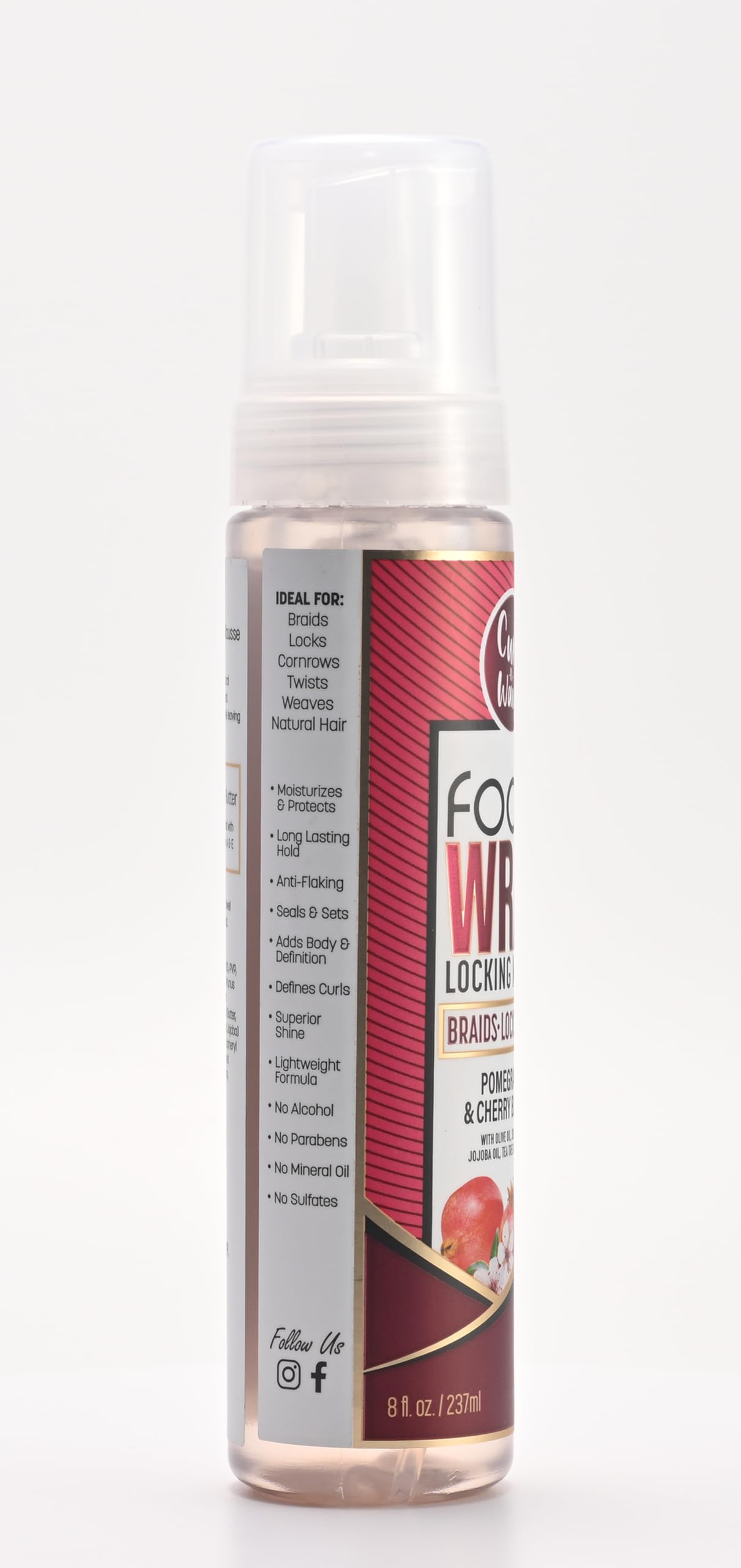 NEXT IMAGE Foam Wrap Locking Mousse (Pomegranate & Cherry Blossom)
