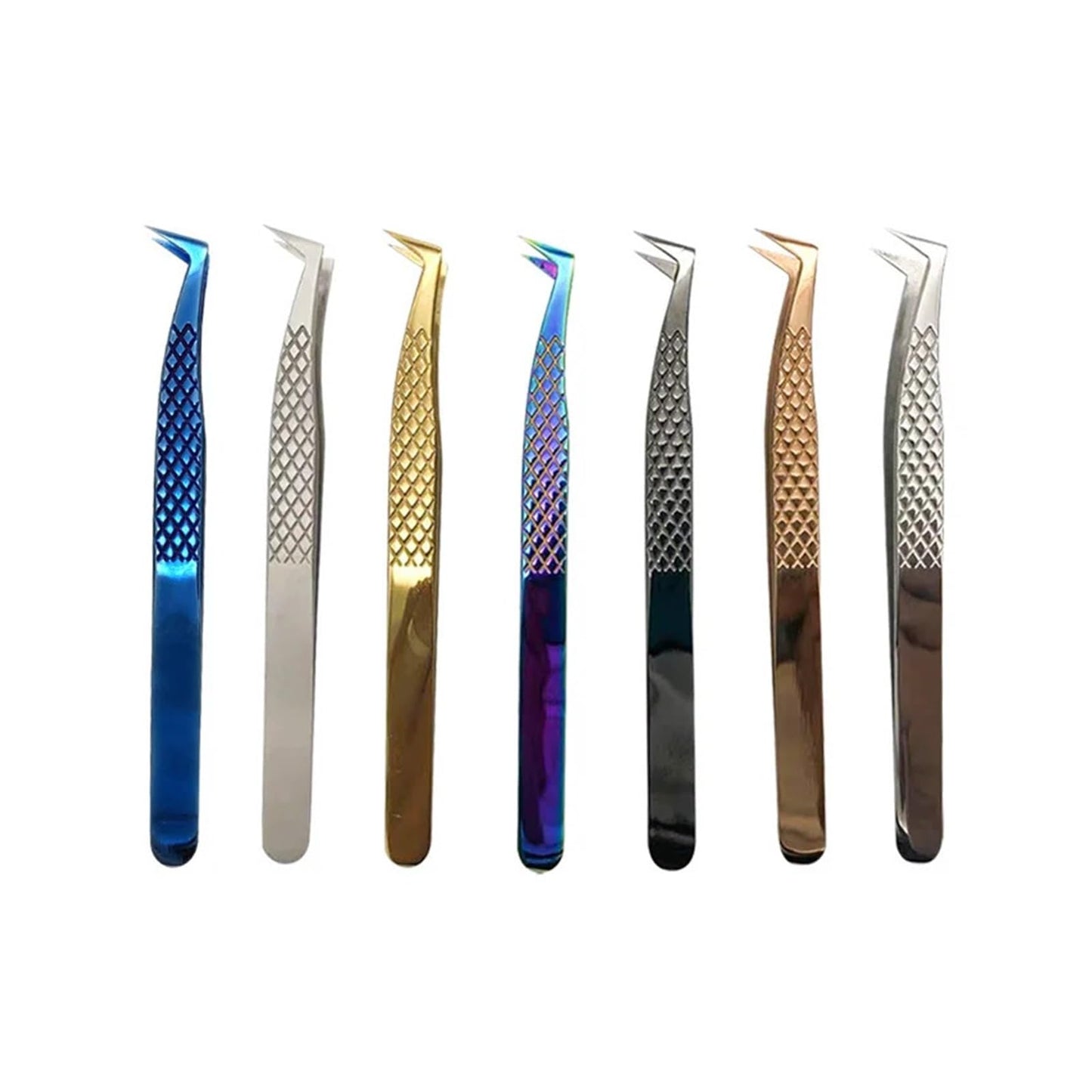 Eyelashes Tweezers Stainless Steel Superhard Anti-static Tweezers For Eyelash Extensions Lashes Tools(Grey) Beauty and Personal Care ZXYZXYZZ