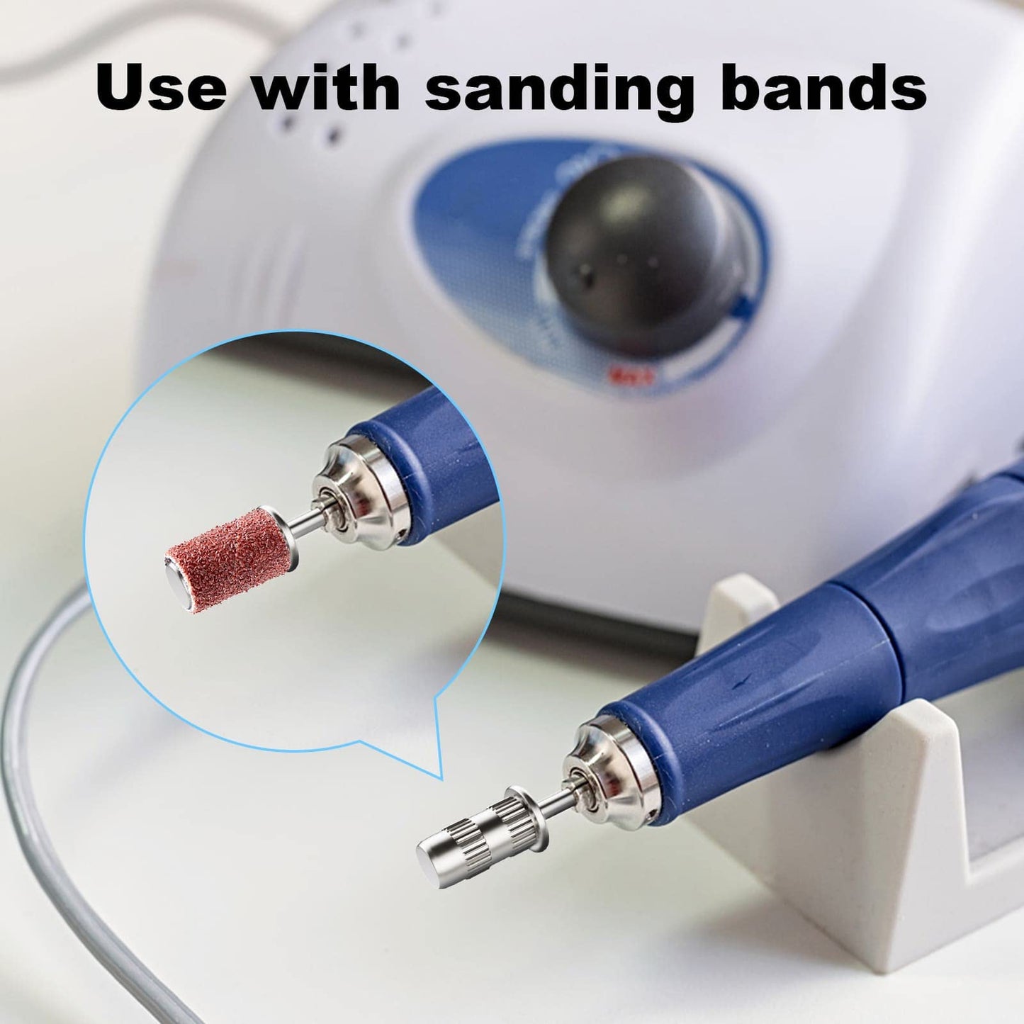 Nail Drill Bits,Sanding Bands for Nail Drill Shaft 3/32 inch,Drill Bits for Nails,Mandrel Bit for Nails,Nail Drill Bits for Acrylic Nails Manicure