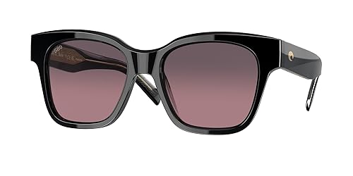 Costa Del Mar Nusa Sunglasses, Black/Rose Gradient 580G, 54 mm