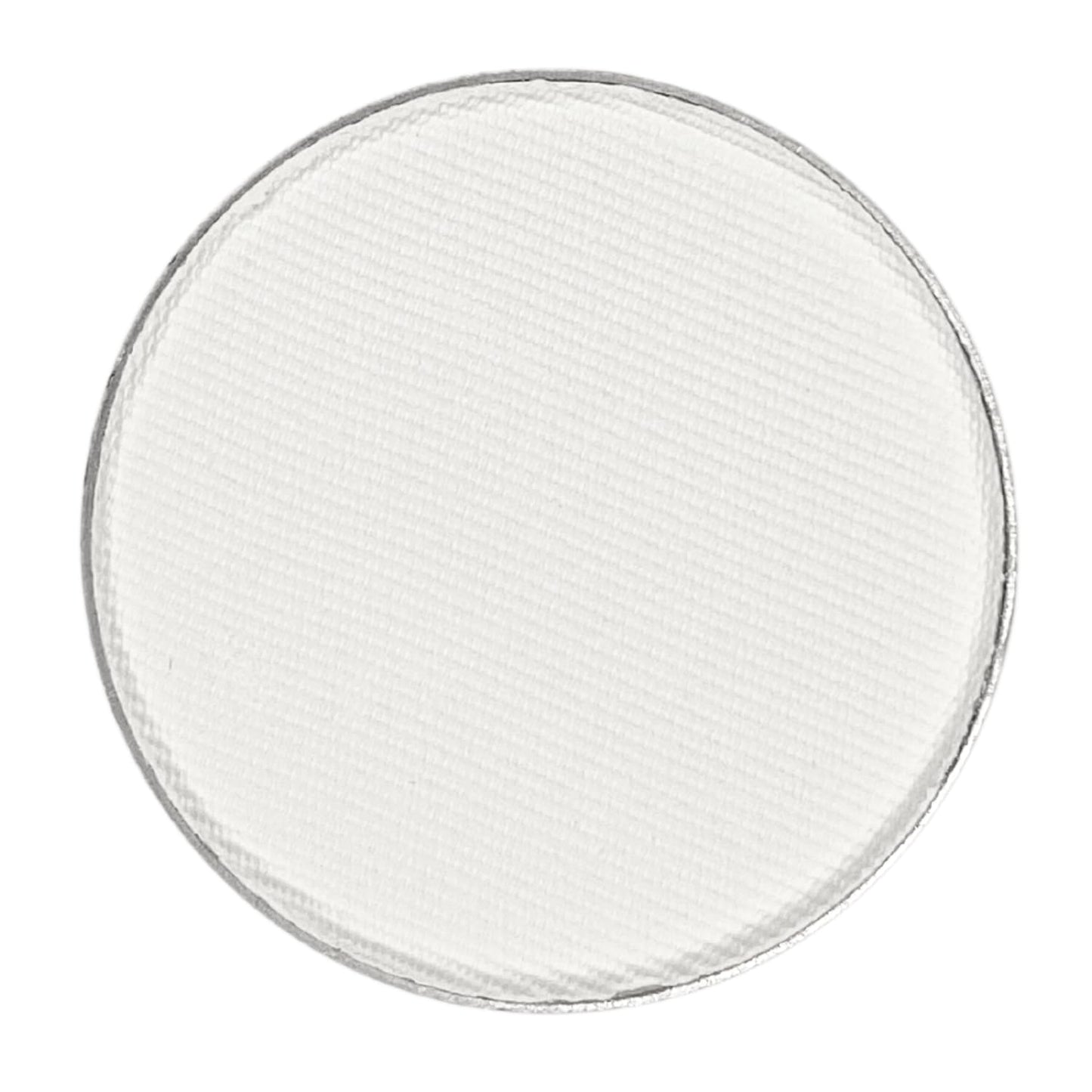 Honeybee Gardens Pressed Powder Eye Shadow Single REFILL, Nirvana, Matte White, Long-Wearing, Creaseproof Mineral Color With Botanicals, NO COMPACT OR