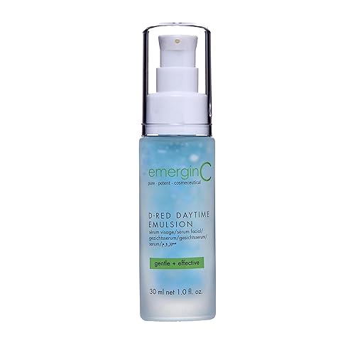 emergin C D-Red Daytime Emulsion - Gentle + Effective Redness Reducing Formula with Aloe Vera, Chamomile + Vitamin E - Soothing, Calming Emulsion