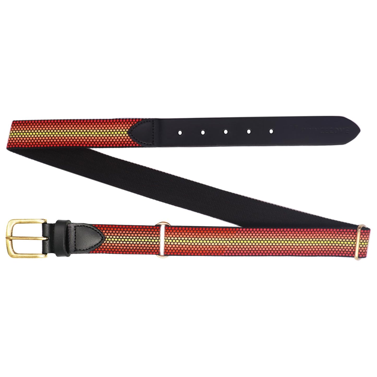 PRINCECOME Mens Colorful Web Belt - Adjustable Golf Belt Gifts For Men & Women 1.25" One Size Fits All Boys and Girls Casual Dress Pants Shirts