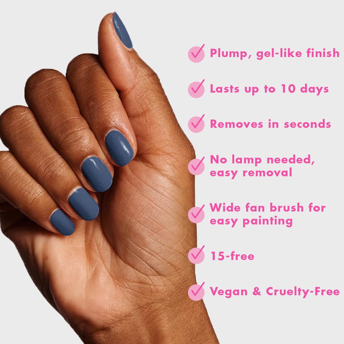 Olive & June Long Lasting Nail Polish | Plump Gel-Like Finish No Lamp Needed | Lasts up to 10 days | Salon-Quality 15-Free Vegan & Cruelty-Free Beauty & Personal Care Olive & June