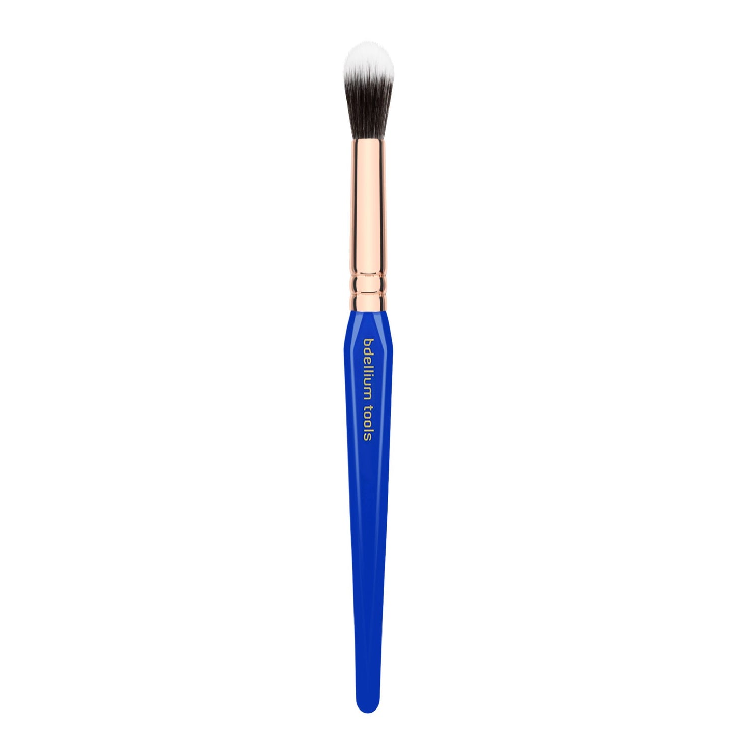 Bdellium Tools Professional Makeup Brush - Golden Triangle Series 787 Duet Fibre Large Tapered Blending - With All Vegan and Soft Synthetic Fibers