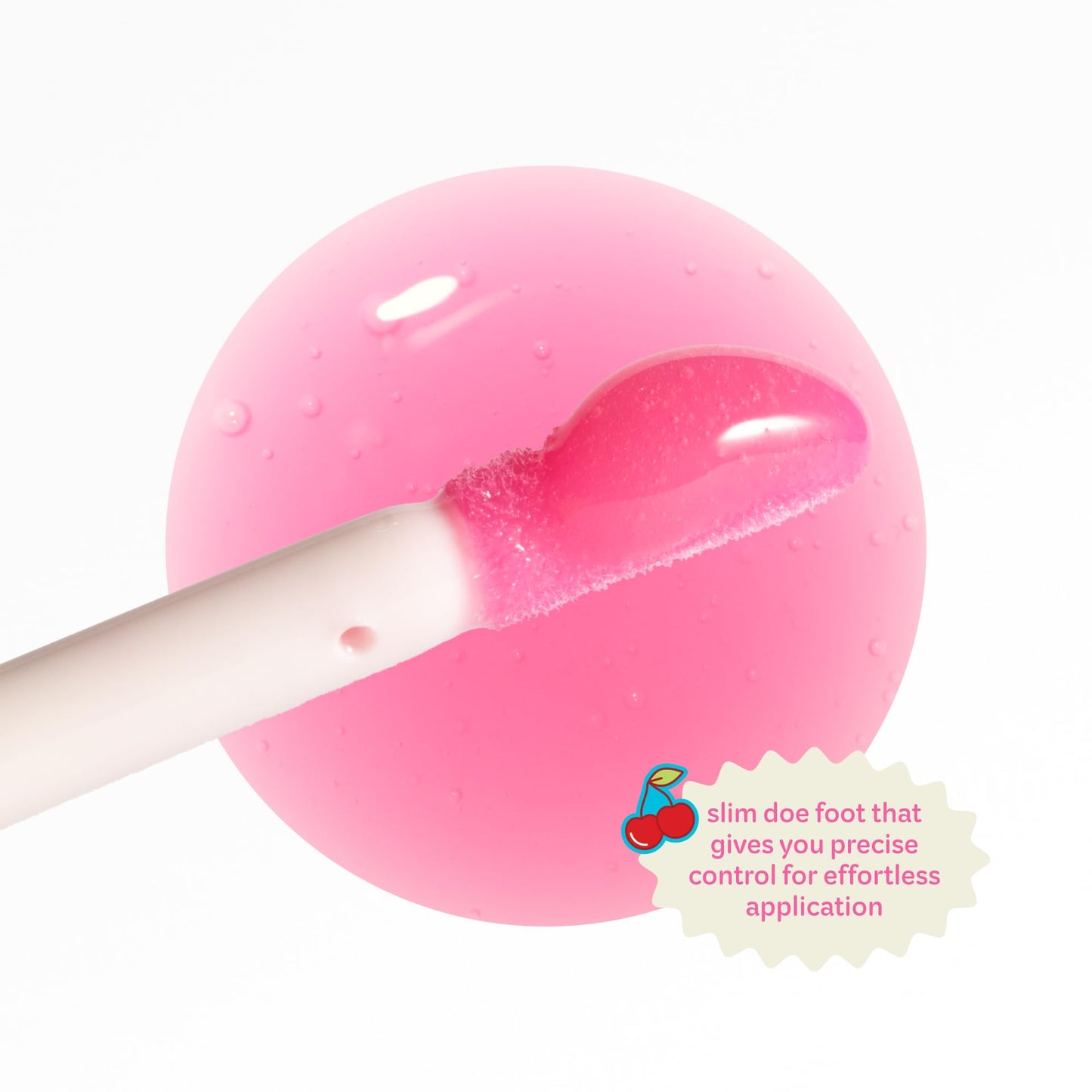 The Crème ShopTinted Lip Oil with Key Chain and Charm, Gloss Finish, Long Wear, Formulated with Jojoba Oil, Sunflower Oil to Hydrate and Plump Lips