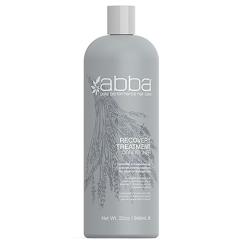 ABBA Recovery Treatment Conditioner, Lavender & Peppermint Oil, 32 Fl Oz (Pack of 1)