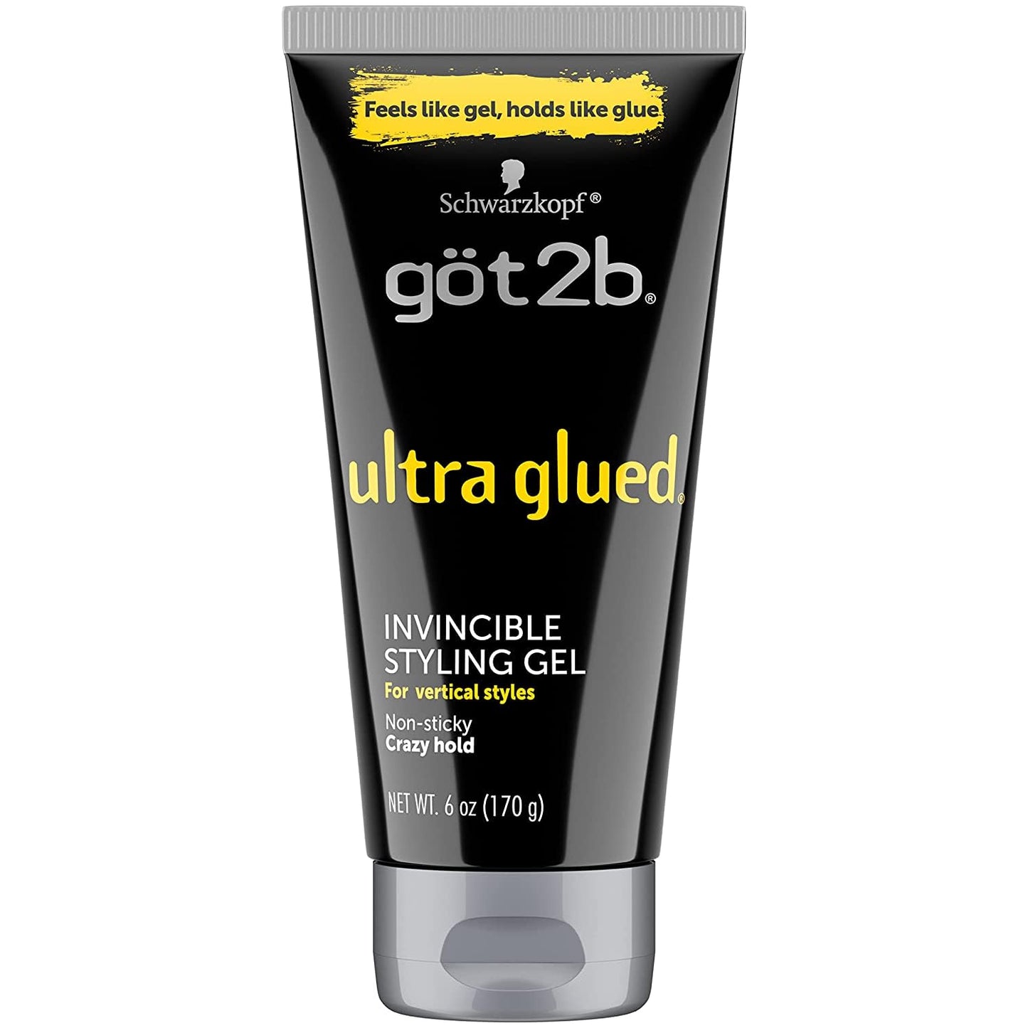 Got2b Ultra Glued Invincible Styling Gel, 6 oz (Pack of 7)
