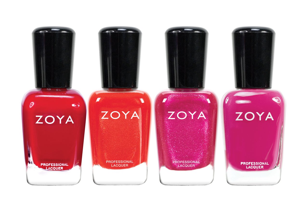 Zoya Polish Quad Nail Polish, Spreading Cheer, 4 Count