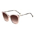 Carolina Herrera Brown Gradient Cat Eye Ladies Sunglasses HER 0091/S 0L93/HA 56