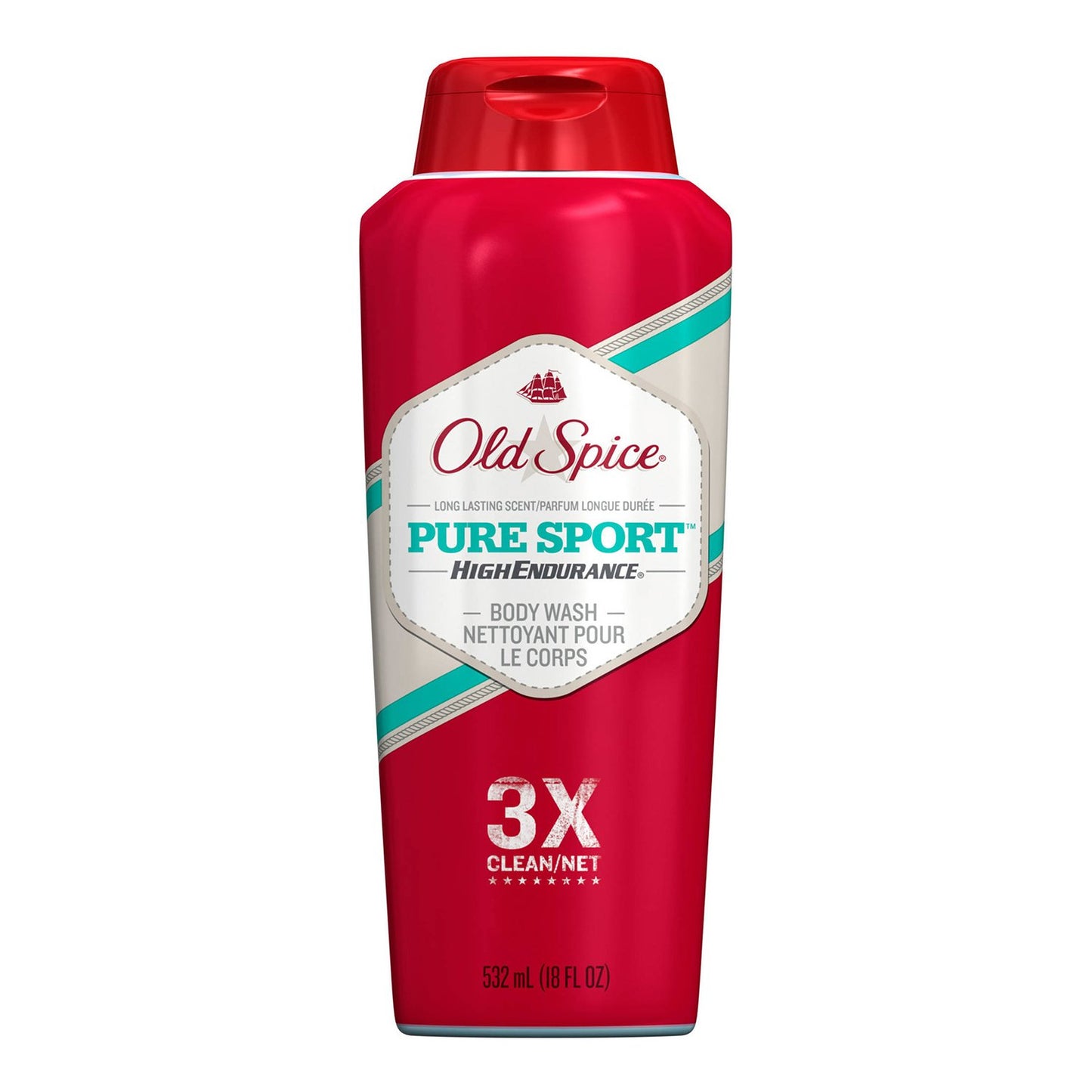 Old Spice High Endurance Body Wash, Pure Sport, 18 Fl Oz Beauty & Personal Care Old Spice