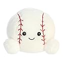 Aurora® Adorable Palm Pals™ Slugger Baseball™ Stuffed Animal - Pocket-Sized Play - Collectable Fun - White 5 Inches