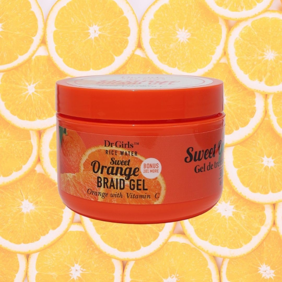 Dr Girls Rice Water Sweet Orange Lock and Twists Braid Gel
