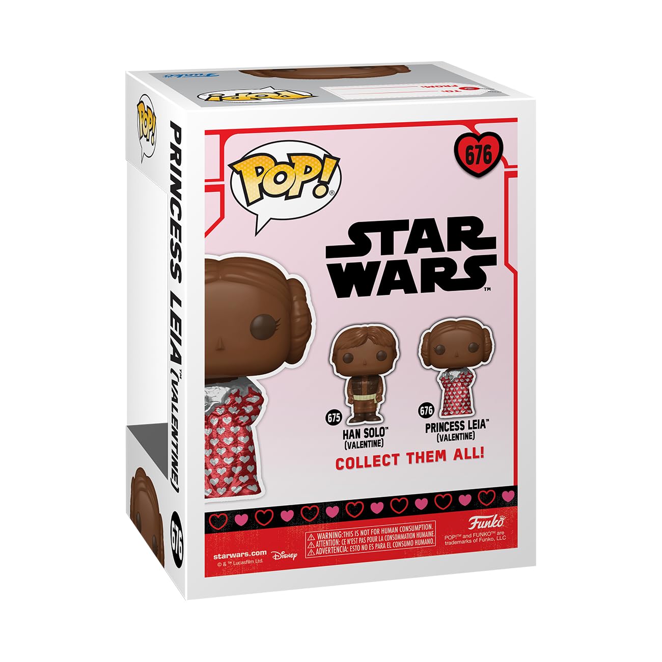 Funko POP! Star Wars: Valentines, Princess Leia - Collectable Vinyl Figure - Gift Idea - Official Merchandise - for Kids & Adults - Movies Fans…