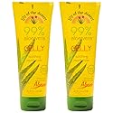 Lily Of The Desert Gelly Moisturizer - 99% Organic Aloe Vera Gel for Skin, After Sun Care with Aloe, Vitamin E Oil, and Vitamin C for Sunburn Relief
