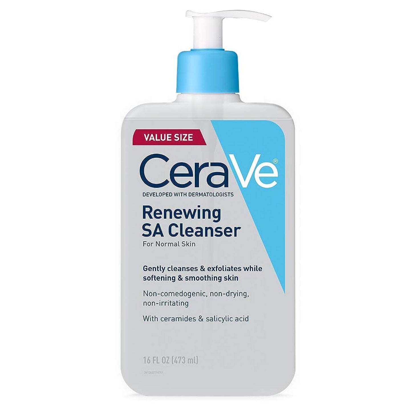 CeraVe, Renewing Salicylic Acid Cleanser, Formulated with Hyaluronic Acid, Niacinamide, and Ceramides, Gentle BHA Exfoliating Face Wash Smooths Beauty and Personal Care CeraVe