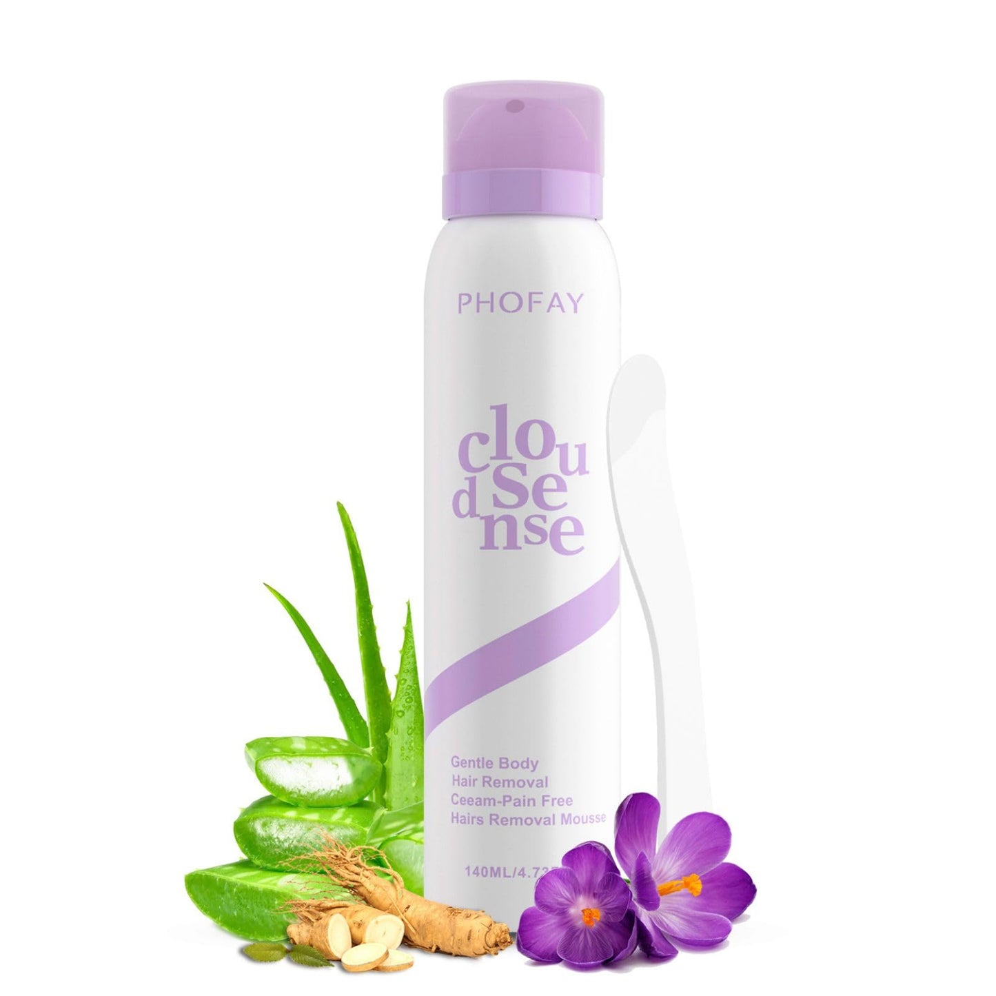PHOFAY Smooth Hair Removal Cream for Women and Men Sensitive Skin - Fast-Acting with Aloe & Hyaluronic Acid Cloudsense Hair Removal Spray Beauty and Personal Care PHOFAY Default Title