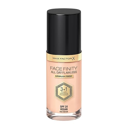 Max Factor Facefinity All Day Flawless 3 In 1 Foundation SPF 20, No. 55 Beige